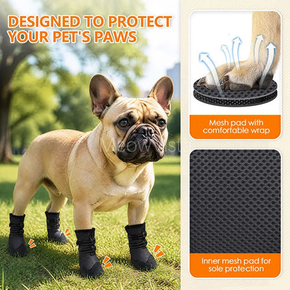 Breathable Anti-Slip Dog Boots