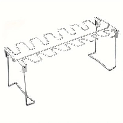 Stainless Steel Chicken Leg Rack with Drip Tray