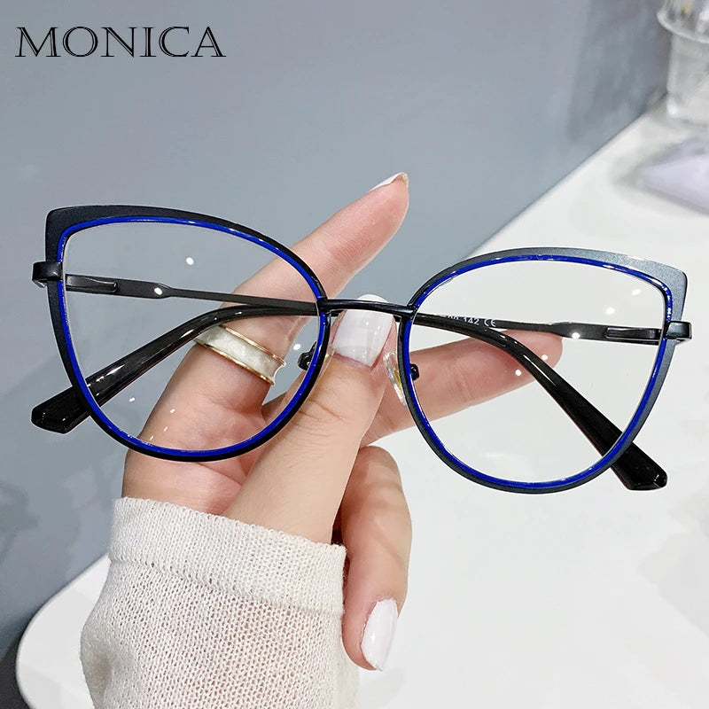 Anti-Blue Light Cat Eye Eyeglasses