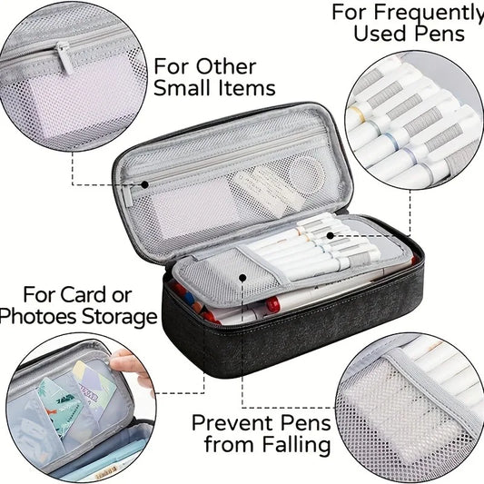 Large Capacity Fabric Pencil Case