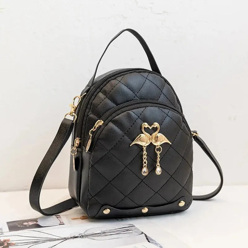 Women’s Compact Mini Backpack with Adjustable Shoulder Straps