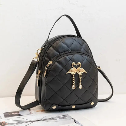 Women’s Compact Mini Backpack with Adjustable Shoulder Straps