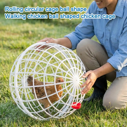 20cm Rollable Chicken Exercise Ball Cage