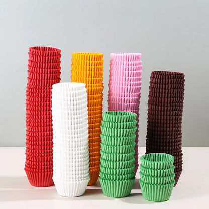 Mini Cupcake Paper Liners – Colourful Baking Cups