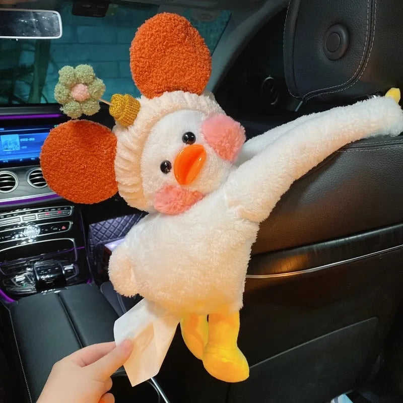 Cute Car Tissue Box 2 In 1Cartoon Holder
