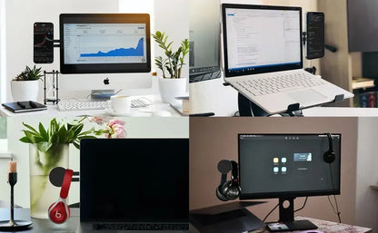 Magnetic Laptop Phone Holder