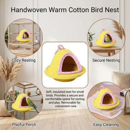 Handwoven Cotton Bird Nest House