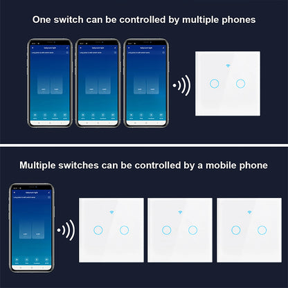 Touch Control Smart Wall Switch for Alexa & Google Home