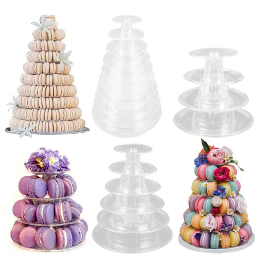 Multi-Tier Macaron Display Stand Tower