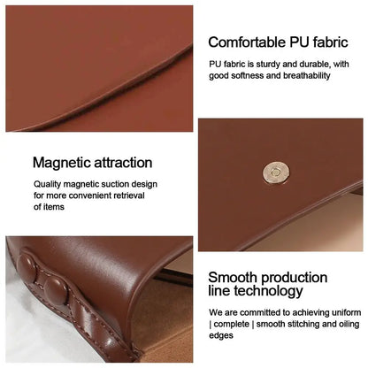 Women’s PU Leather Saddle Crossbody Bag