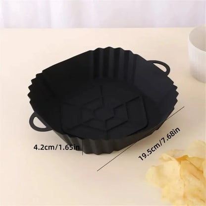 Silicone Air Fryer Pot Tray with Handles