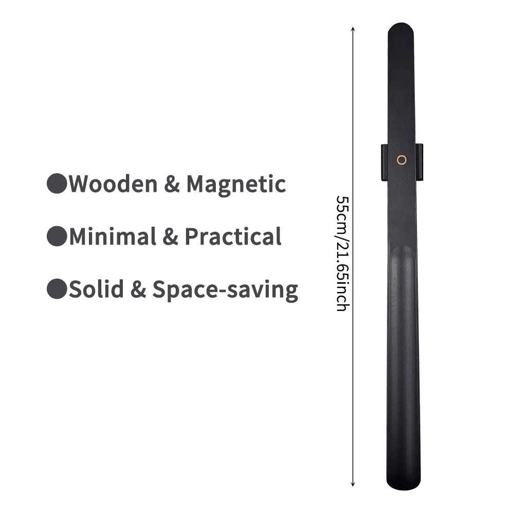 Premium Beech Wood Long Handle Shoe Horn