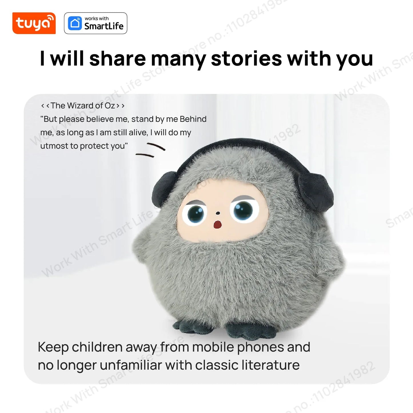Tuya Smart AI Plush Robot Companion