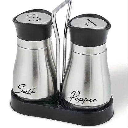 Glass Salt & Pepper Shaker Set