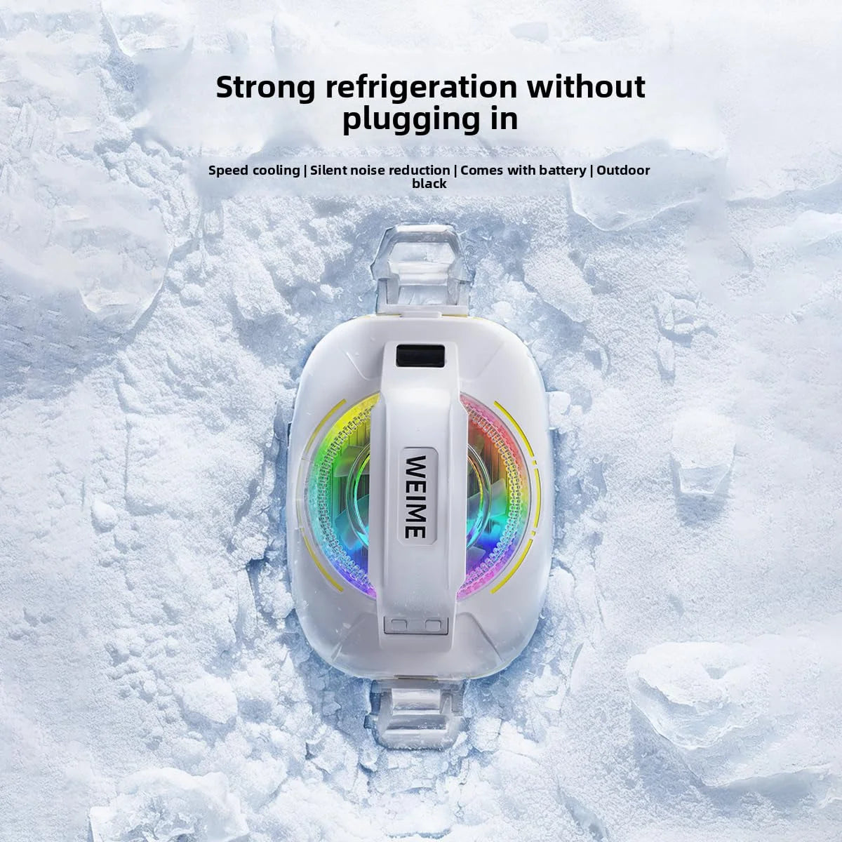 Magnetic Semiconductor Phone Cooler with Rechargeable Battery