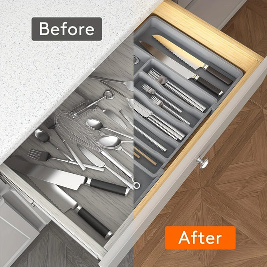 Expandable Cutlery Drawer Organizer