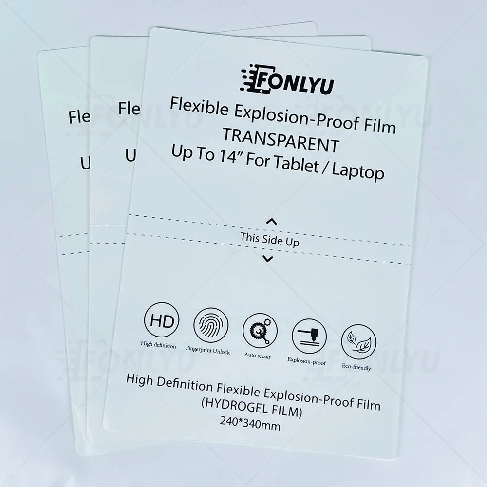 Fonlyu Soft TPU Screen Protector Film for Tablets