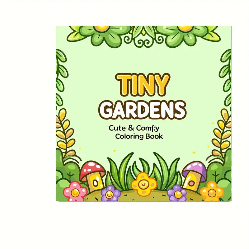 Cozy Friends Adult Coloring Book
