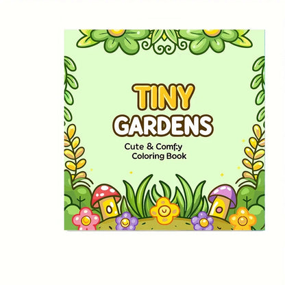 Cozy Friends Adult Coloring Book