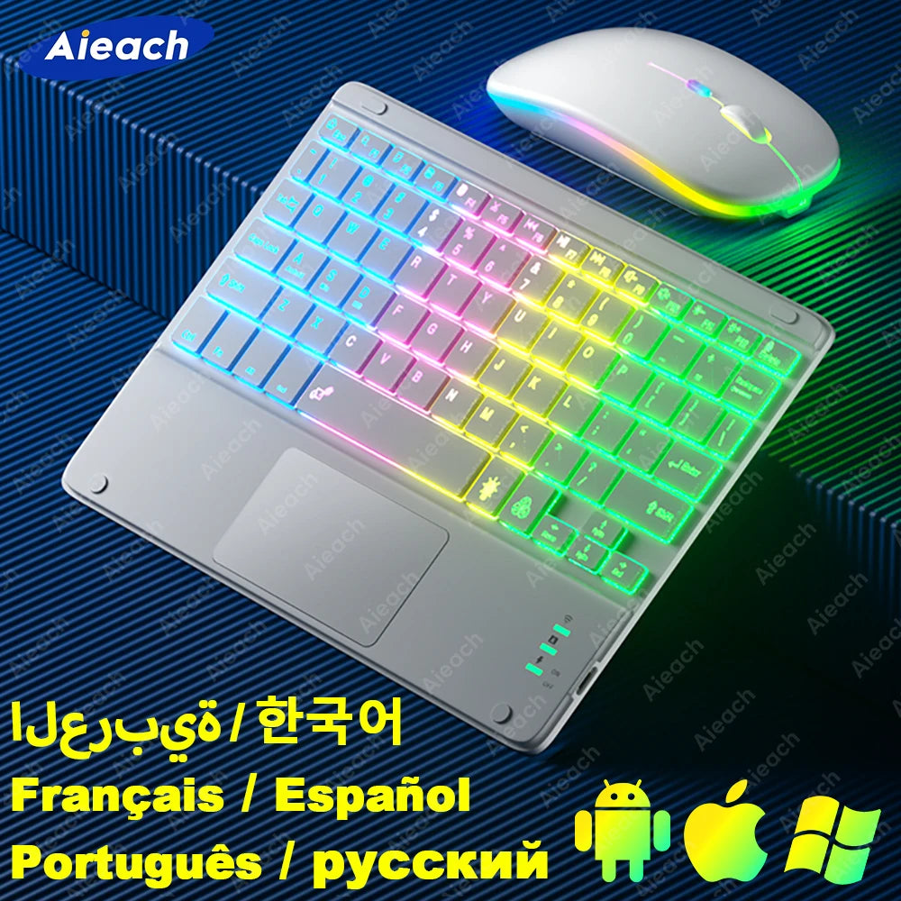 Wireless Bluetooth Keyboard with Touchpad