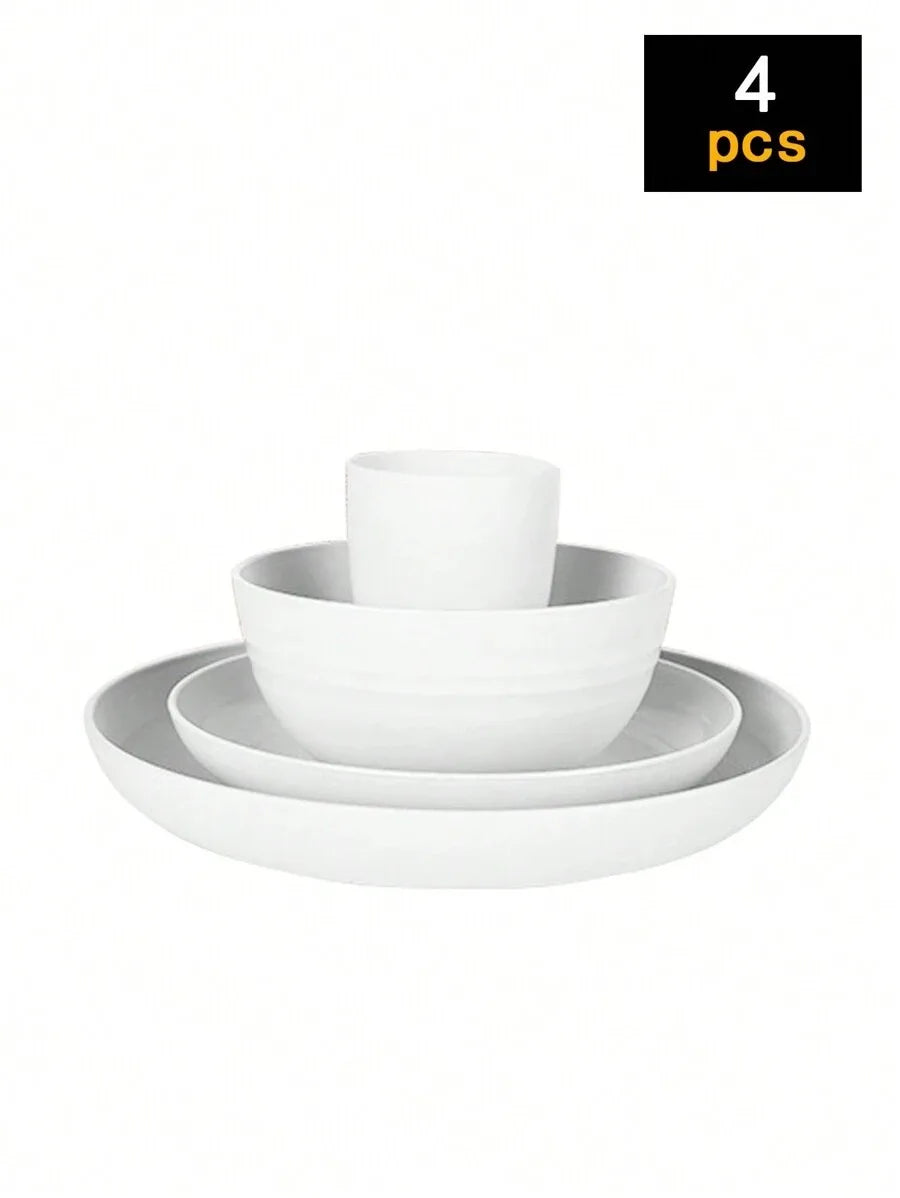 Reusable Plastic Tableware Set