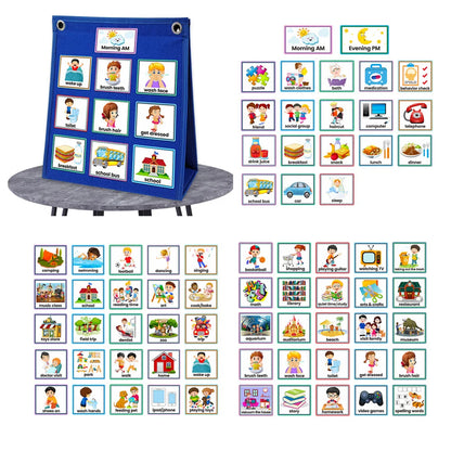 Double-Sided Desktop Pocket Chart for Classroom Learning