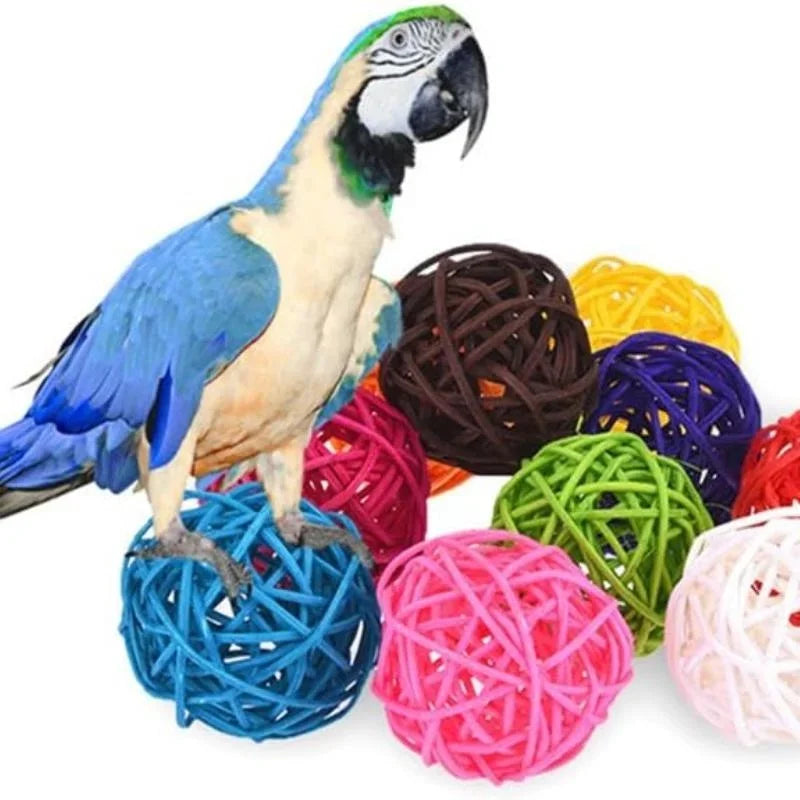 Rattan Bird Chew Balls