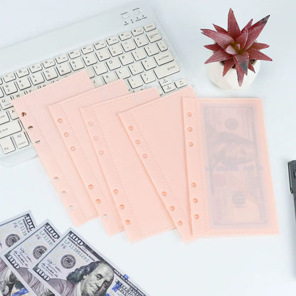 A6 & A7 Loose Leaf Binder Dividers with Cash Envelopes