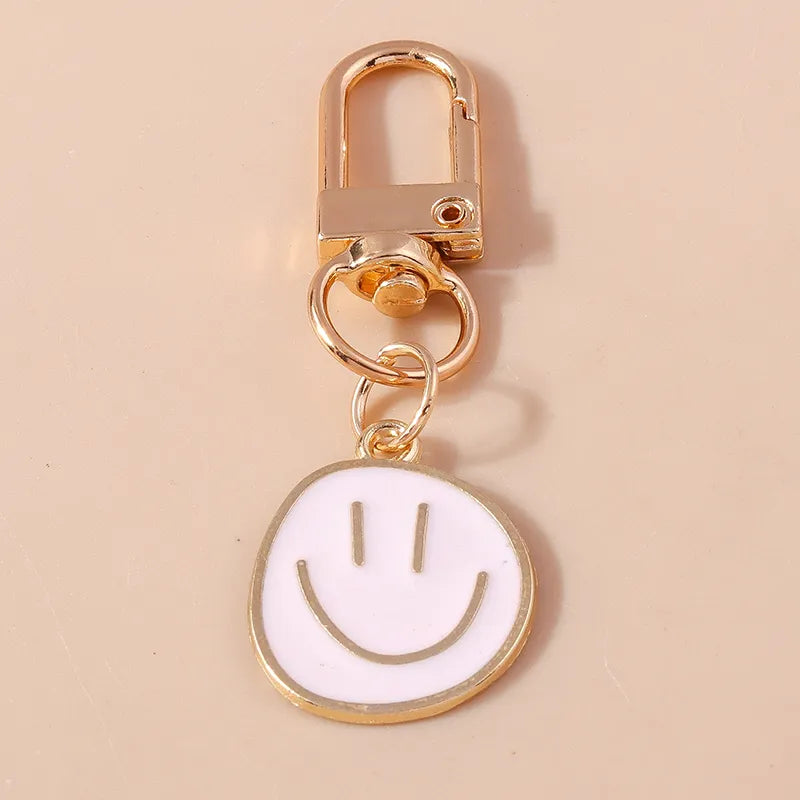 Cute Smile Face Keychain Emoticon Key Rings