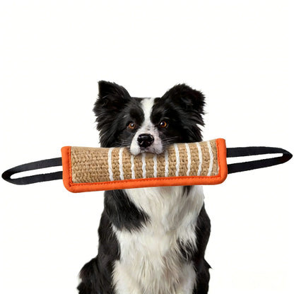 Linen Dog Bite Training Tug Toy