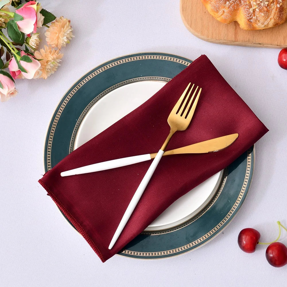 50Pcs 30cm Square Table Napkins