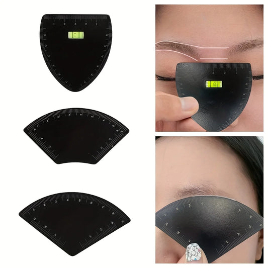 Eyebrow Stencil Kit with Measuring Ruler