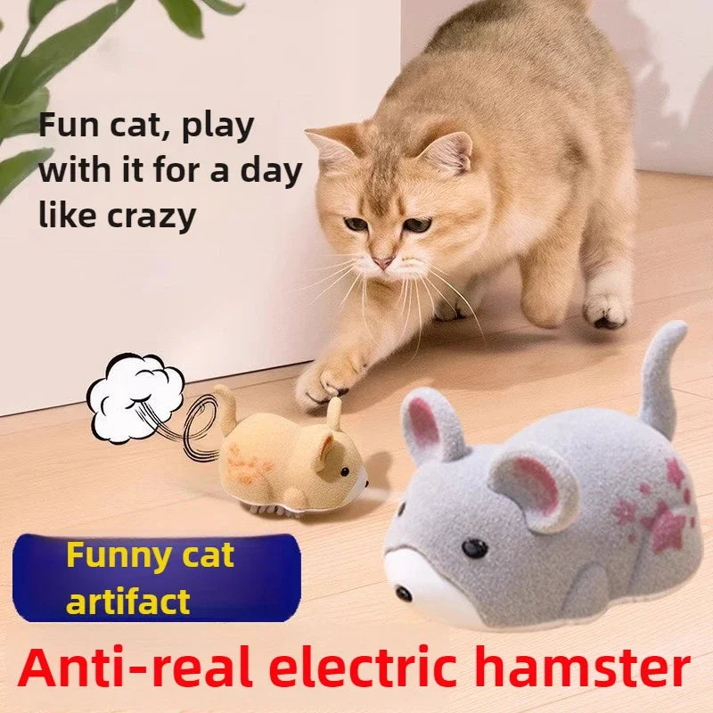 Interactive Electric Hamster Cat Toy