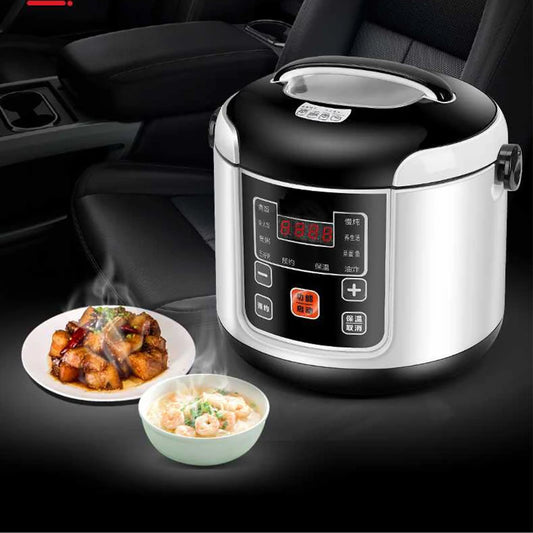 Portable Electric Rice Cooker 2L for Cars, Trucks & Travel