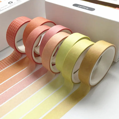 Solid Colour Washi Tape Set