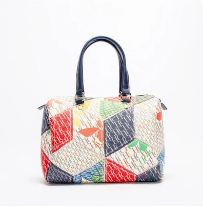 Floral Print Large Capacity Tote Handbag