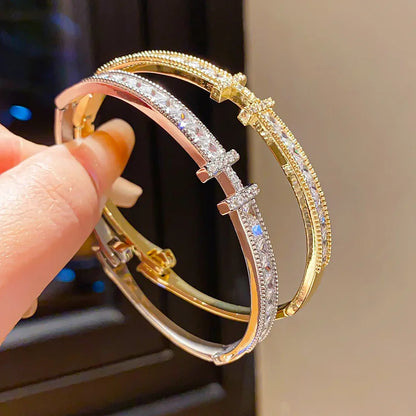 Women’s Luxury Stainless Steel Cuff Bracelet