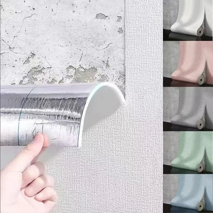 3D Self-Adhesive Linen Foam Wallpaper Roll