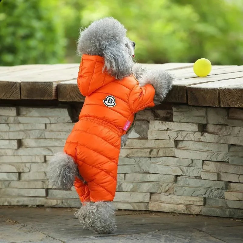 Waterproof Four-Legged Dog Jumpsuit Jacket