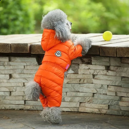 Waterproof Four-Legged Dog Jumpsuit Jacket