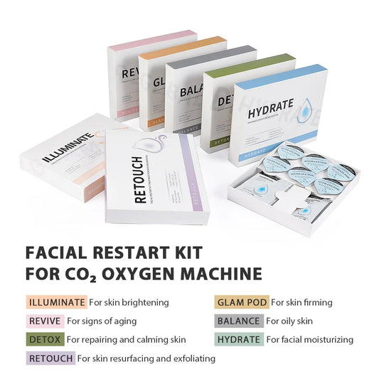 CO2 Glam Pods for Aqua Facial Beauty Machines