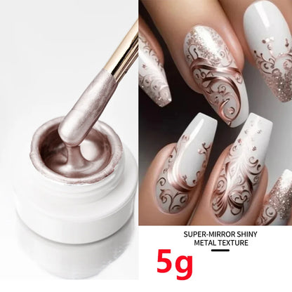 Metallic Mirror Liner Gel Polish