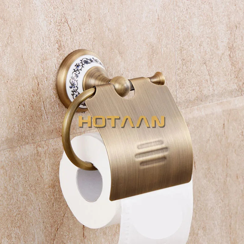 Solid Brass Bathroom Accessories Set