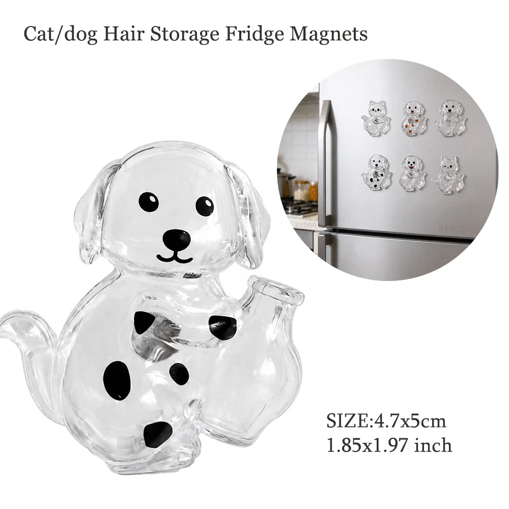 Pet Hair Memorial Keepsake Keychain