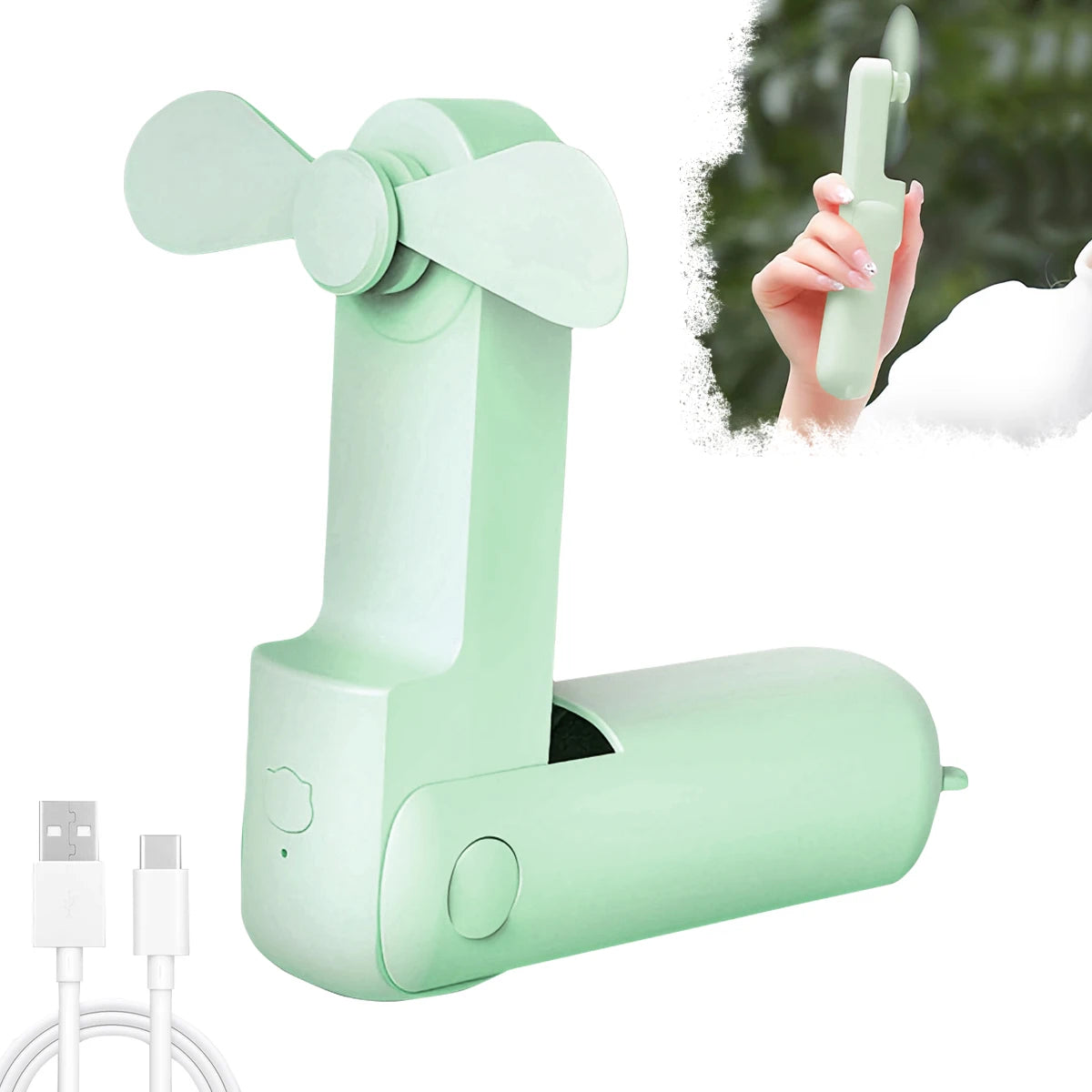 Foldable Mini USB Handheld Fan