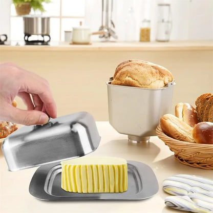 Stainless Steel Butter Dish Container