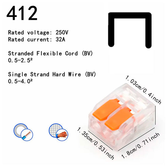 Universal Quick Wire Connector Terminals