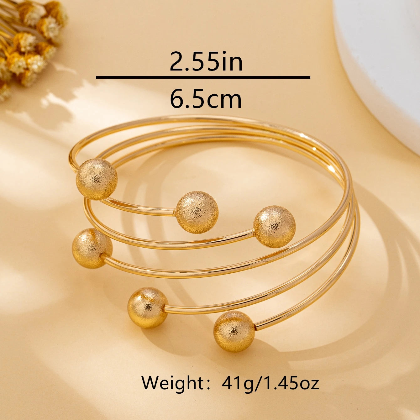 Women’s Ball Multi-Layer Cuff Bracelet