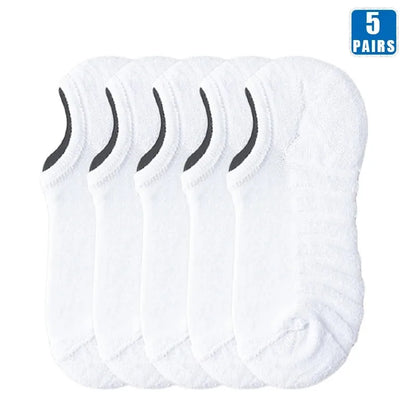 Men’s Cotton Low Cut Socks 5 Pairs