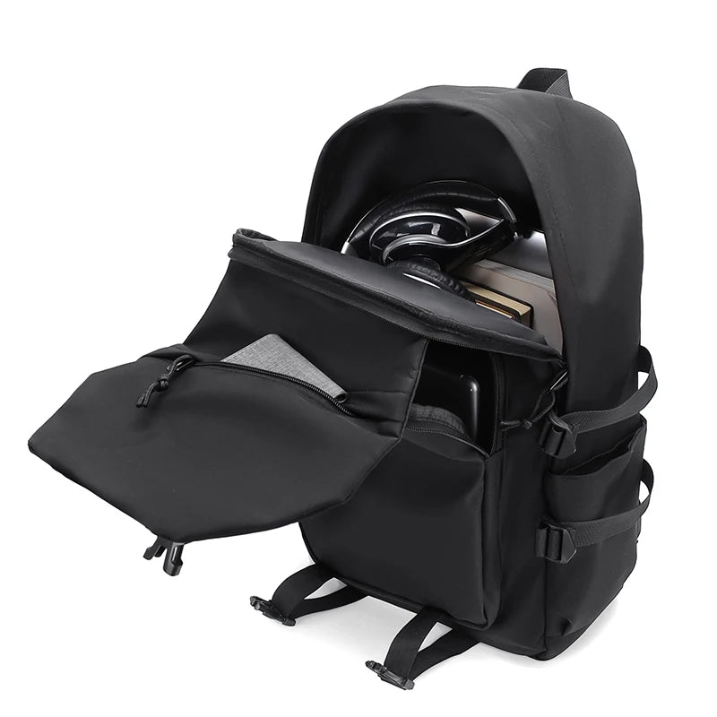 Simple Solid Color Travel Backpack